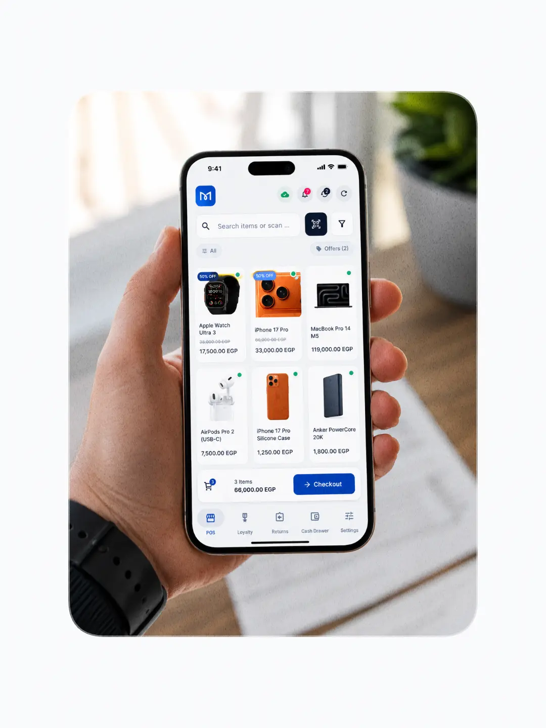 Field sales mobile app